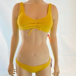 NWT Xhilaration 2 Piece Bikini Yellow size: S